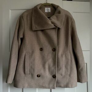 Primark Women's Beige Pea Coat